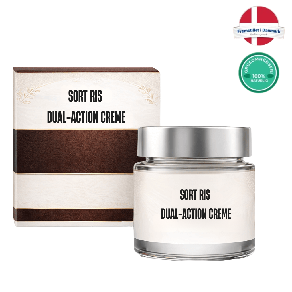 Premium sort ris dual-action creme – Eksklusiv hudpleje – SKÖNHED