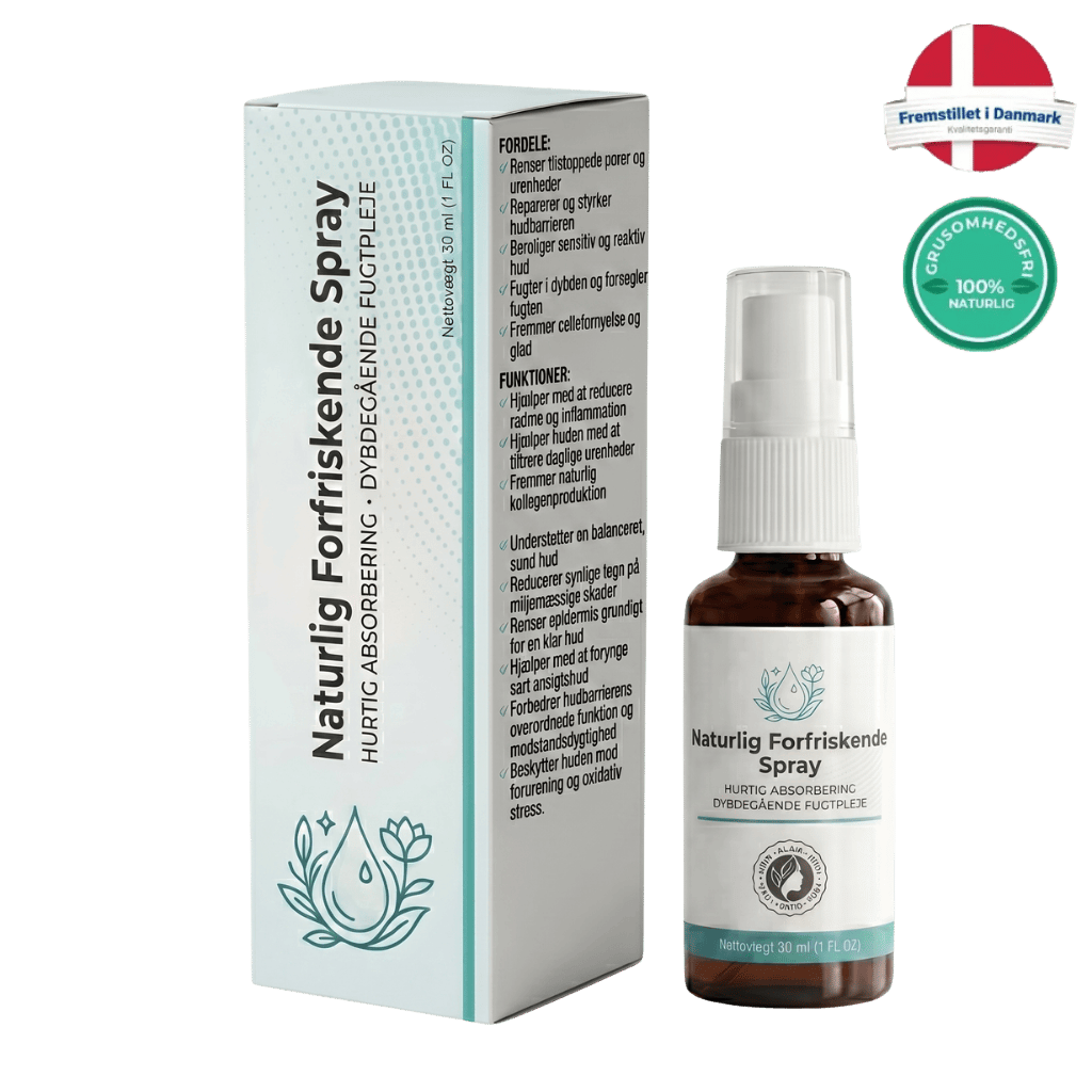 Naturlig forfriskende spray