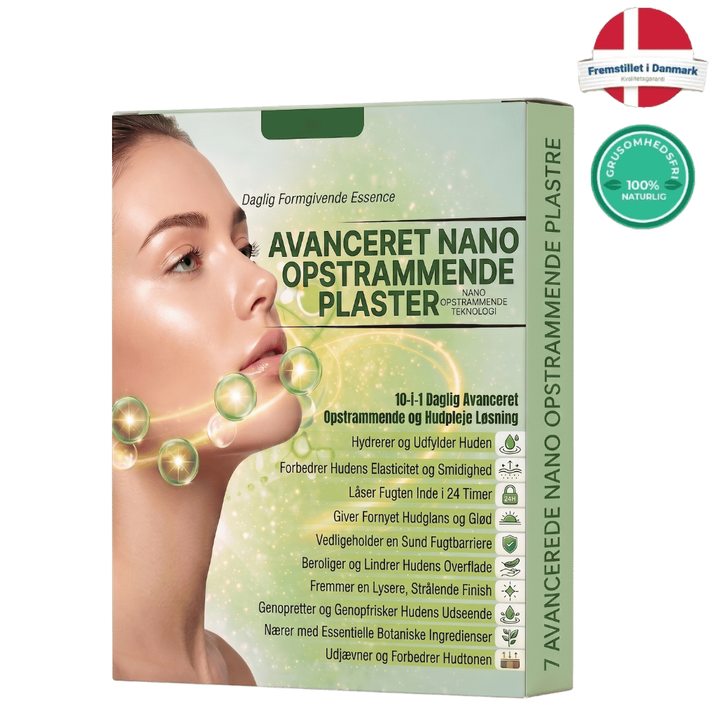 Avanceret Nano Opstrammende Plaster - hudplaster til daglig skønhedspleje for fastere og glattere udseende.