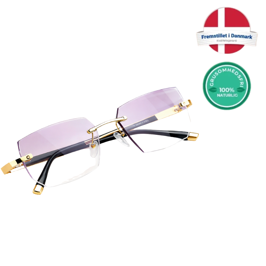 Ultra Restore Briller - stilfulde briller med moderne æstetik og lyslilla linser til hverdagens looks.
