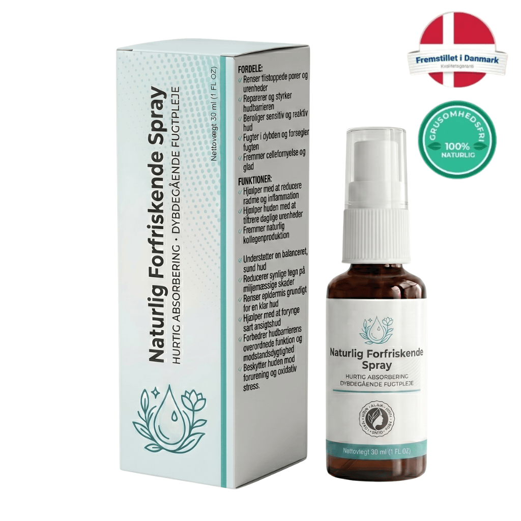 Naturlig forfriskende spray