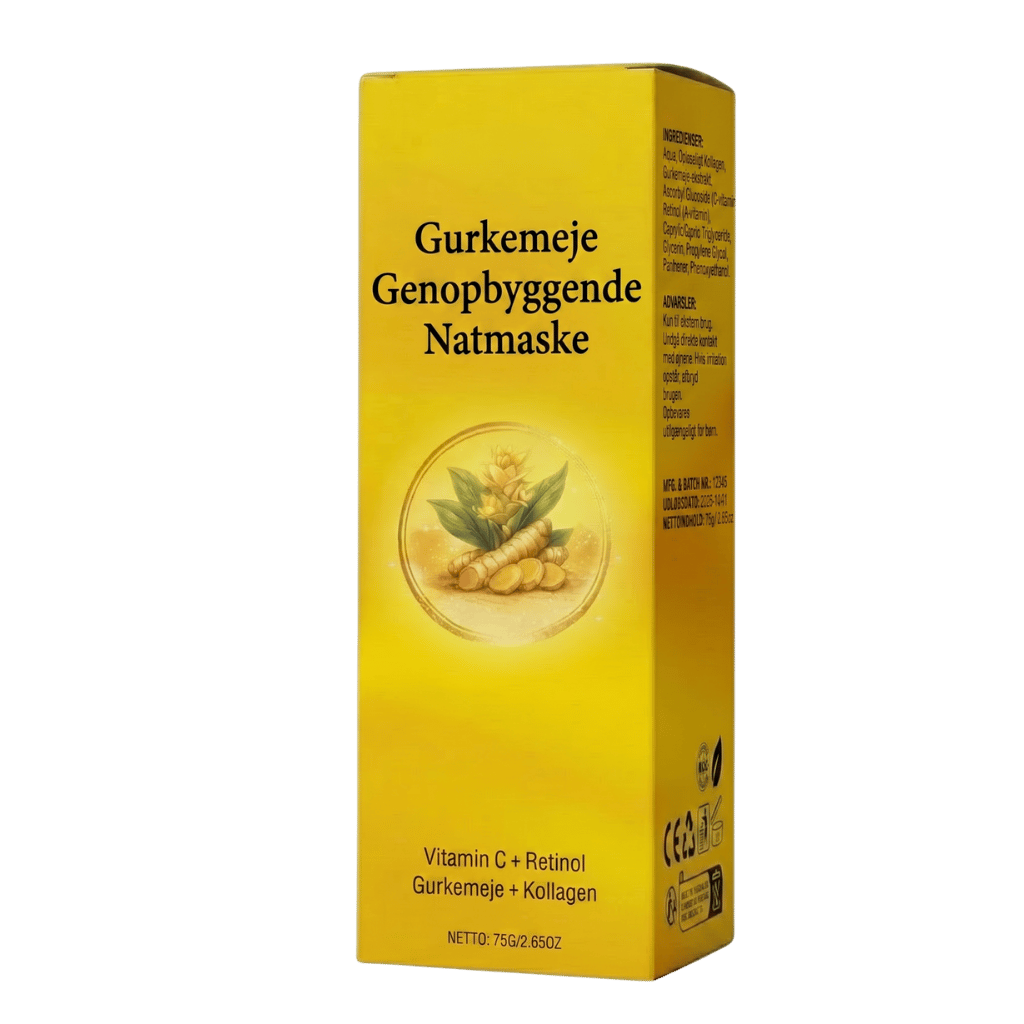 Luxe Gurkemeje Ansigtsmaskekrem