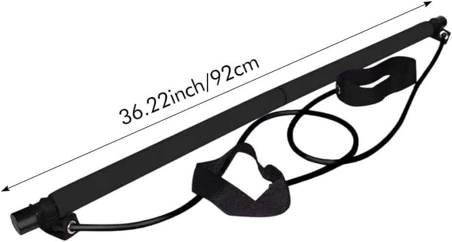 Skönhed PilatesStang Kit med målestok 36.22 tommer/92 cm, ideel til hjemmetræning og Pilates øvelser.