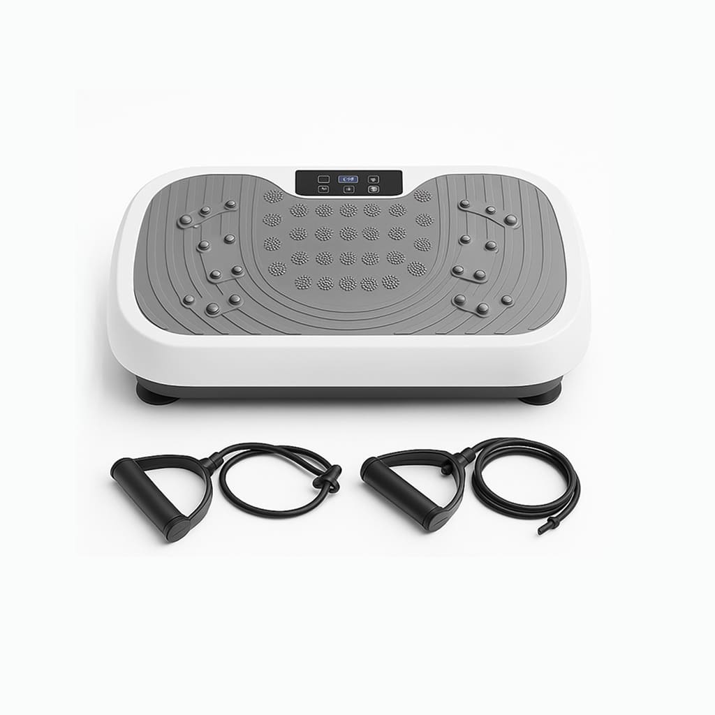 Skönhed ShakeForm vibrationsplatform med håndtag til smartere træning derhjemme.